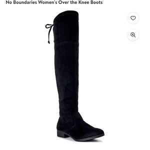 No Boundaries Women’s Over the Knee Boots Black Size 11